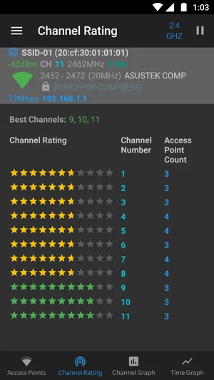 WiFiAnalyzer